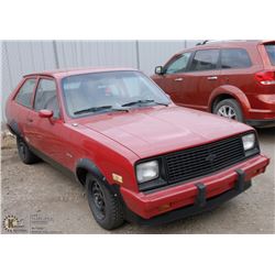 RARE 1987 CHEVROLET CHEVETTE CS 2 DOOR HATCHBACK -RUNNING-
