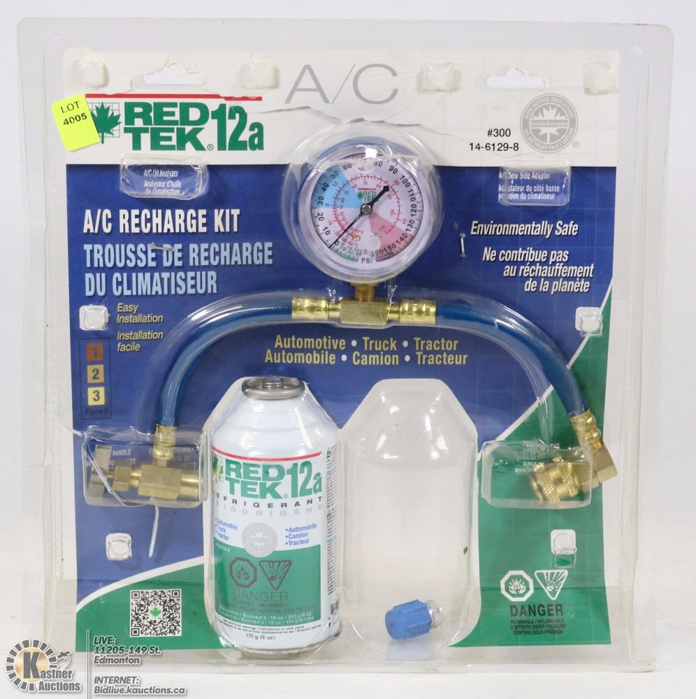 RED TEK 12A A/C RECHARGE KIT
