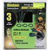 Image 1 : 3PK OUTDOOR EXTENSION CORDS