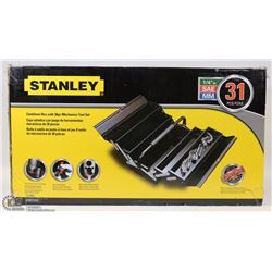 32) STANLEY 30PC MECHANICS TOOL SET