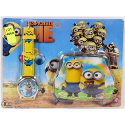 NEW KIDS 2-IN-1 WALLET & WATCH SET - DESPICABLE ME