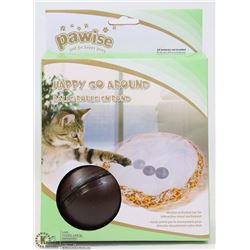 NEW PAWISE HAPPY GO AROUND CAT TOY