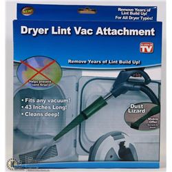 NEW DRYER LINT VAC ATTACHMENT
