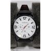 Image 1 : WEIJEER STAINLESS STEEL MENS WATCH RUBBER STRAP