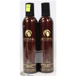 2 BOTTLES OF ALTERNA AGE-FREE PROTECTANT MOUSSE
