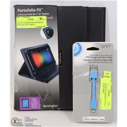 3PK USB TO LIGHTNING CHARGE & SYNC CABLES SOLD W/