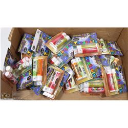 LOT OF 50 NEW ASSORTED TROPICAL CHAPSTICKS