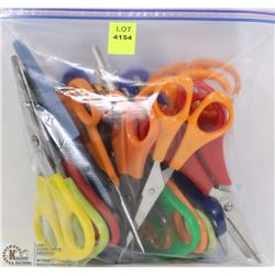BAG OF ASSORTED SCISSORS