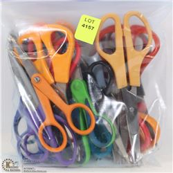 BAG OF ASSORTED SCISSORS
