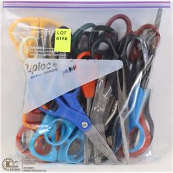 BAG OF ASSORTED SCISSORS