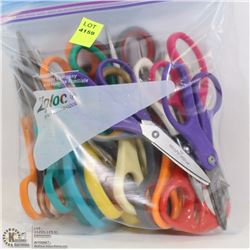 BAG OF ASSORTED SCISSORS