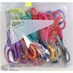BAG OF ASSORTED SCISSORS