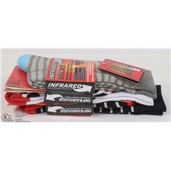 3PK LADIES HEAT WAVE SOCKS.