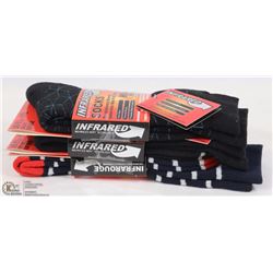 3PK MENS HEAT WAVE SOCKS.