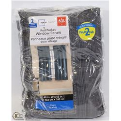 MAINSTAYS BROAD POCKET WINDOW PANELS