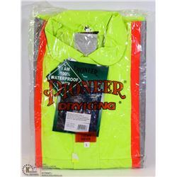 PIONEER WATERPROOF HI VIS WORK JACKET SIZE LARGE