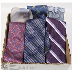LOT OF 6 NEW DESIGNER TIES