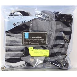 5PK MENS FULL FOOT SOCKS.