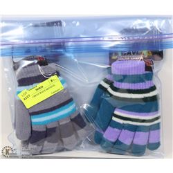2PK KIDS HEAT WAVE MITTENS.