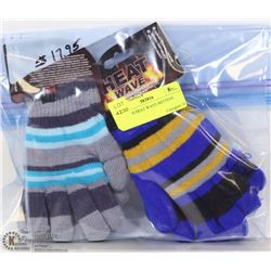2PK KIDS HEAT WAVE MITTENS.
