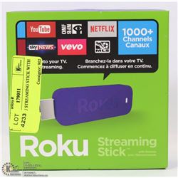 NEW ROKU STREAMING STICK WITH REMOTE -