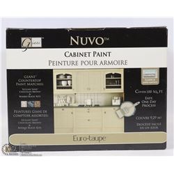 CASE OF NUVO CABINET PAINT -COVERS 100SQ FT -