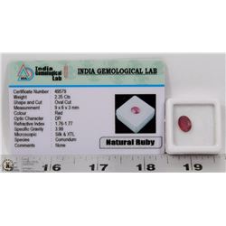 #76-NATURAL RED RUBY GEMSTONE