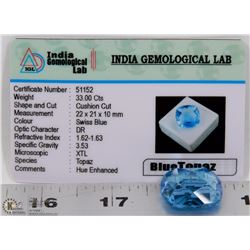 #78-BLUE TOPAZ GEMSTONE