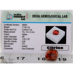 #71-CITRINE GEMSTONE