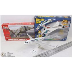 WHITE WINGS PAPER AIRPLANES KIT 20TH