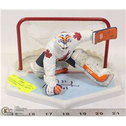 GRANT FUHR AUTOGRAPHED GOALIE FIGURINE