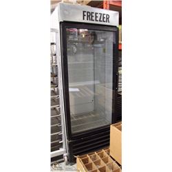 TORREY SINGLE GLASS DOOR FREEZER WITH SHELVES