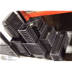 LARGE LOT OF 60 PLUS BLACK INSERTS OF VARIOUS SIZE