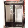 Image 1 : 2 DOOR BLACK STAND UP REFRIGERATOR 54"X78"