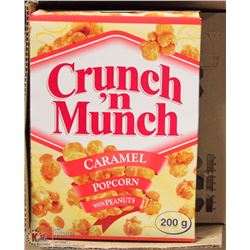 CASE OF 12 BOXES OF 200G CRUNCH N MUNCH CARMEL