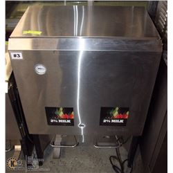 SILVER KING DOUBLE BEVERAGE DISPENSING COOLER