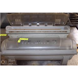 LOT OF 2 KENKUT3 SARANWRAP DISPENSERS