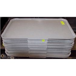STACK OF 18 TRAYS 21"X13"
