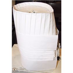 CASE OF 12 PREFORMED CHEF HATS