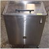 Image 1 : STAINLESS STEEL ICE COOLER ON WHEELS 24"X16"