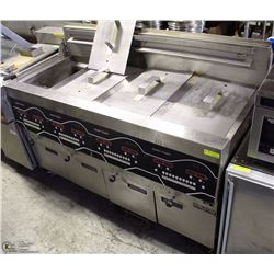 HENNY PENNY 4 SECTION DEEP FRYER 62 X 37 X 35