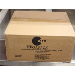 ME#37), BOX OF 1000 T-SHIRT BAGS 10"X6"X20"