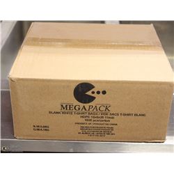 ME#37), BOX OF 1000 T-SHIRT BAGS 10"X6"X20"