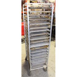 COOLING RACK ON WHEELS WITH TRAYS - ON CHOICE