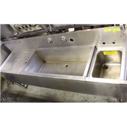 STAINLESS STEEL BAR SINK 6'X26"