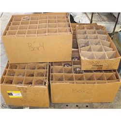 LOT OF 7 FOLDING SERVING TRAY STANDS