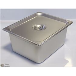 ME#13) S/S FOOD PAN HALF  SIZE 6" DEEP