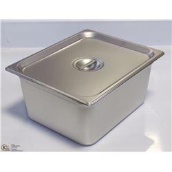 ME#13) S/S FOOD PAN HALF  SIZE 6" DEEP