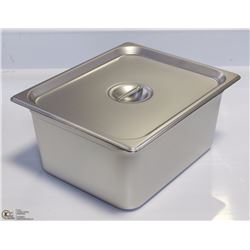 ME#13) S/S FOOD PAN HALF  SIZE 6" DEEP