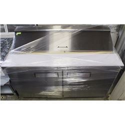 ME#20) DOUBLE DOOR 60" S/S REFRIGERATED SALAD PREP